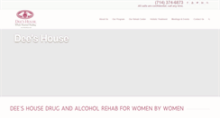 Desktop Screenshot of deeshouse.com